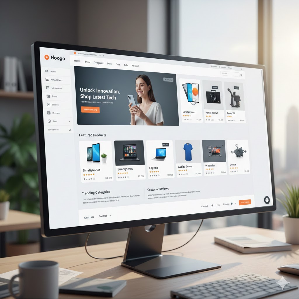 Moderne webshop projekt