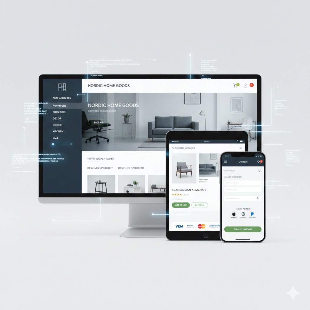 Moderne webshop projekt