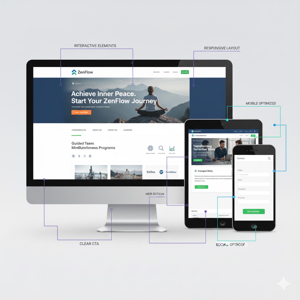 Landing page projekt