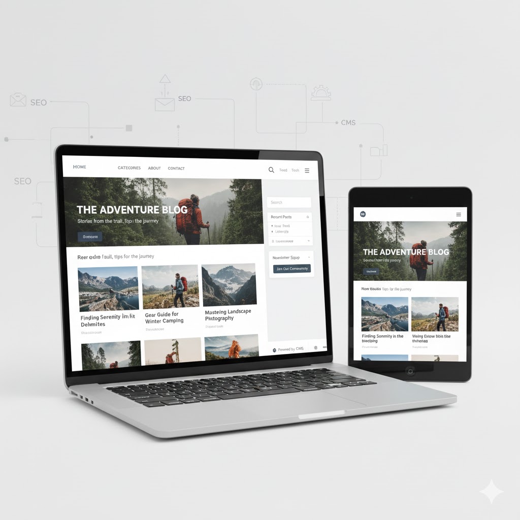 Blog website projekt